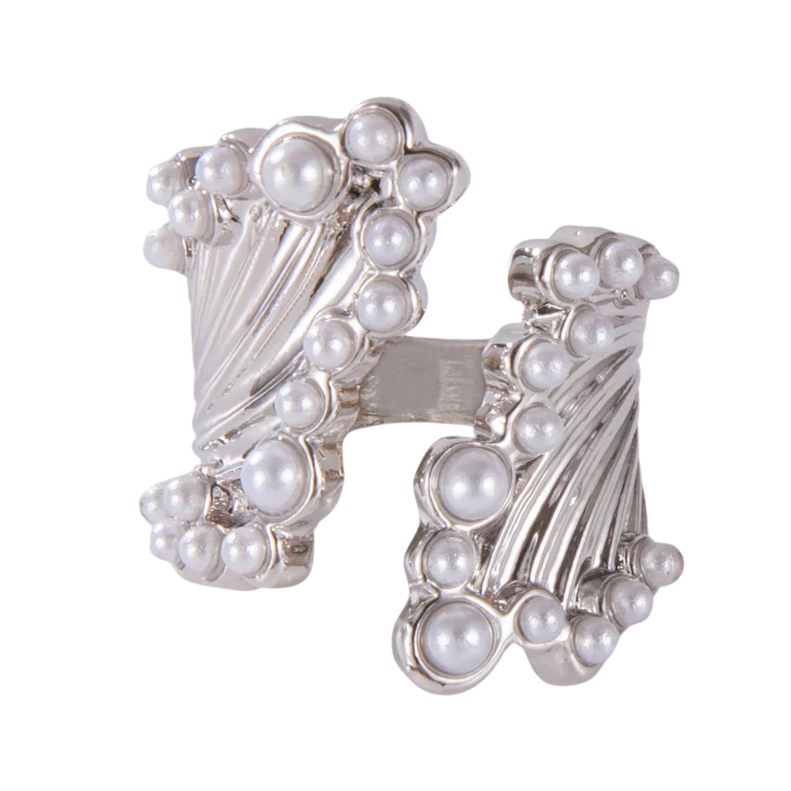 Swirly Pearl Ring