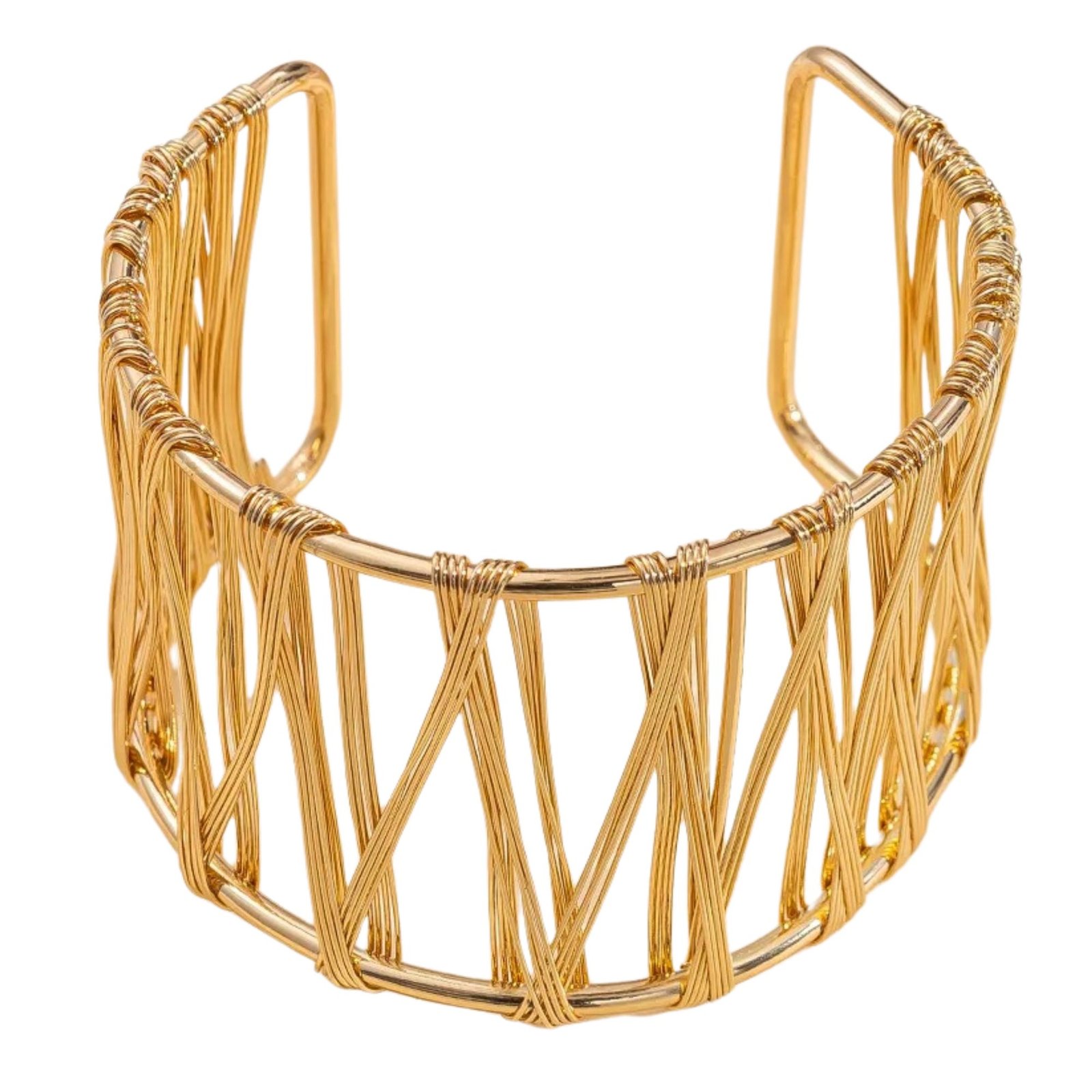 Criss Cross Wired Cuff