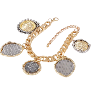 Triple Coin Bracelet