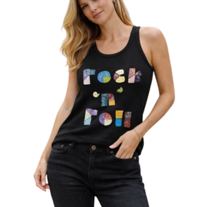 Rock-n-roll Patchwork Leather One of a Kind Tank Top