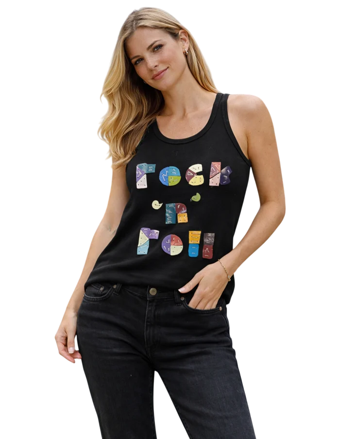 Rock-n-roll Patchwork Leather One of a Kind Tank Top