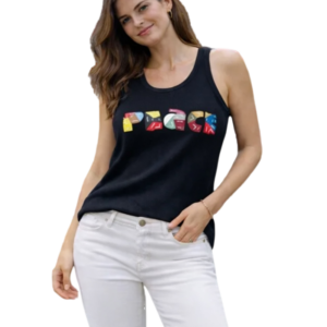 Necessi-TEASE by Monique Leshman Peace Leather One-of-a-Kin Tank Top