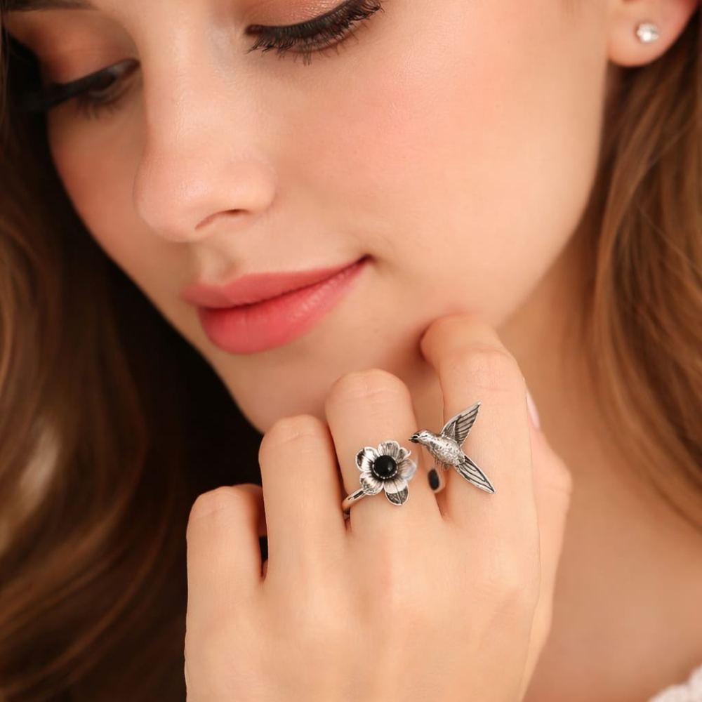 Maison Calix Pipa Bird Ring - Image 3