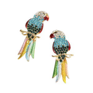 FLEUR de Fleur Costa Rica Parrot Earrings