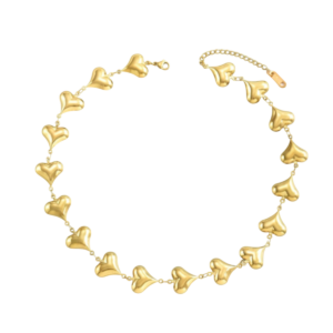 Maison Calix Bubble Heart Necklace