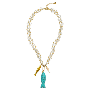 SEA-Chelle Capri Fish Handmade Necklace