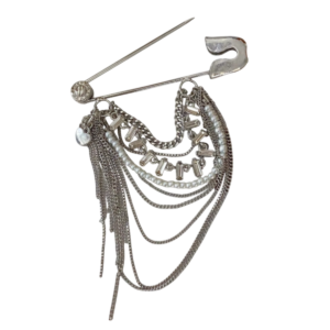 Maison Calix Jean Safety Pin Brooch