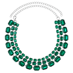 Fleur De Fleur Evergreen Layered Necklace