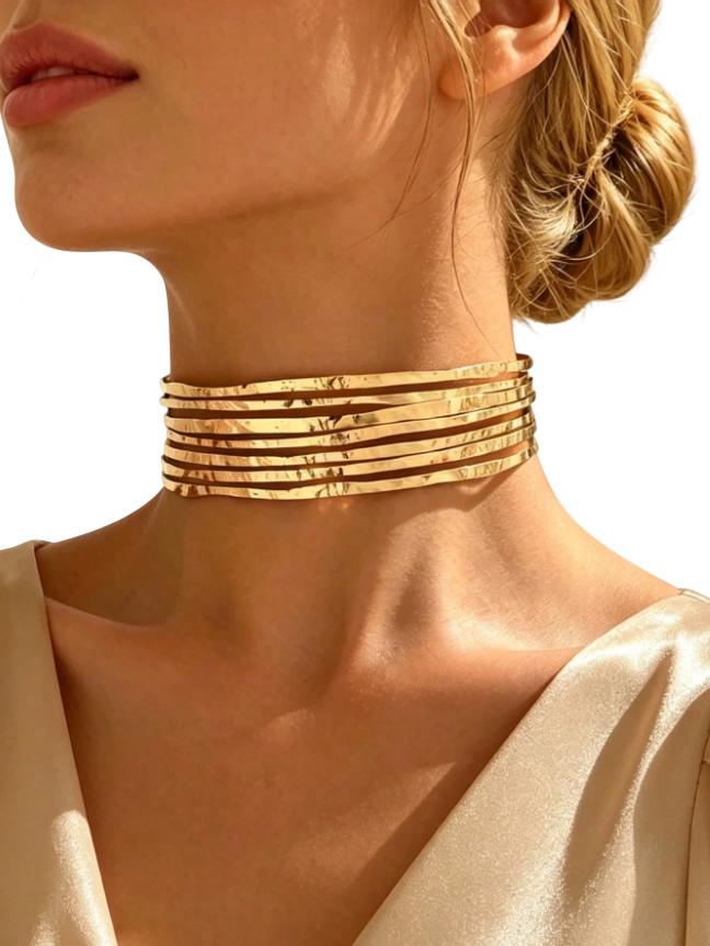 Maison Calix Grid Choker - Image 4